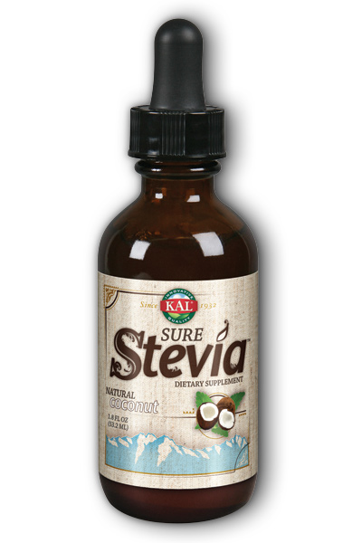 KAL: Sure Stevia Extract Coconut 1.8 oz Liquid