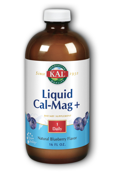 KAL: Liquid Calcium Magnesium 16 oz. Blueberry Flavor