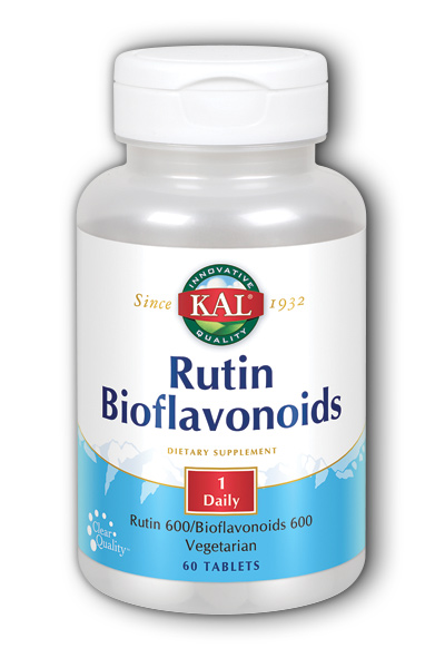 KAL: Rutin Bioflavonoids 60 Tab 600mg 600mg