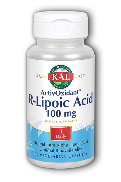 Kal: R-Lipoic Acid ActivOxidant 100 mg 60 ct Veg Cap