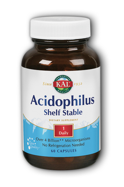 Acidophilus Room Temperature Stable 60ct 4bil from Kal