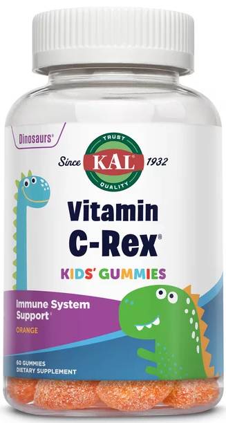 Kal: Vitamin C Rex Yummy Gummy 60ct