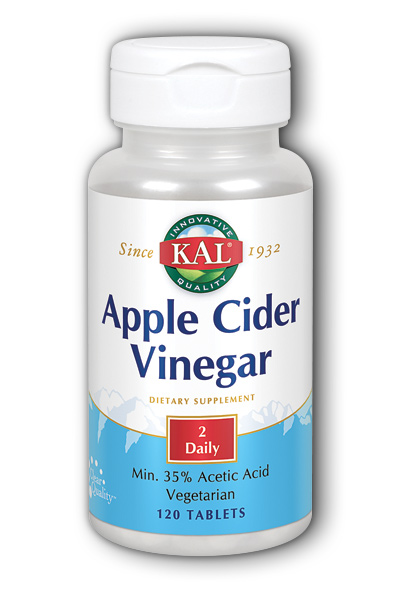 Kal: Apple Cider Vinegar 120ct 1g