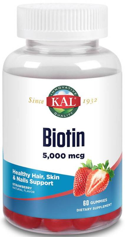 Kal: Biotin 5000mcg Gummies 60ct