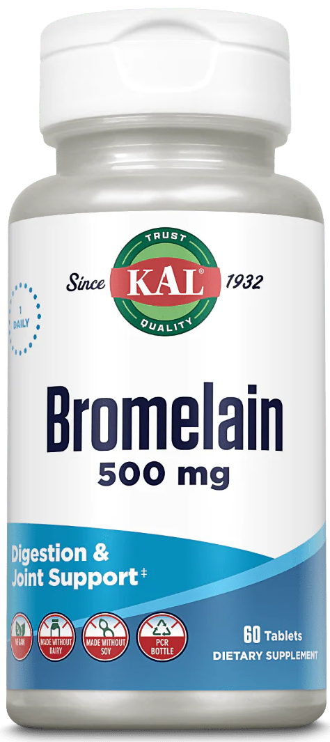 Kal: Bromelain 500 60ct