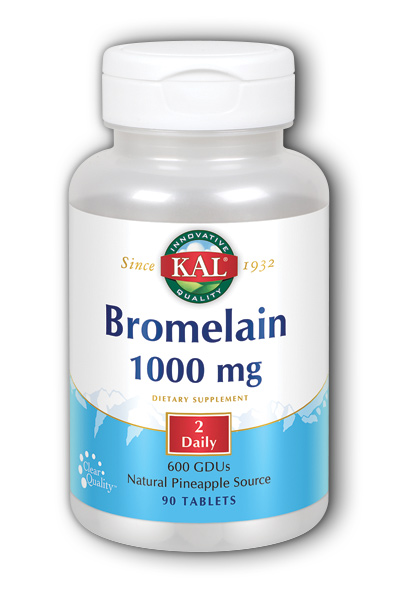 Kal: Bromelain 1000 mg 90ct 1000mg