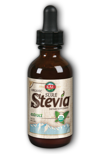 KAL: Sure Stevia Organic Extract (Unflavored) 2 oz Liq