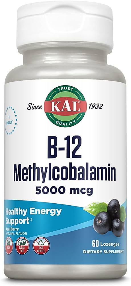 KAL: B-12 Methylcobalamin Acai 5000mcg 60 ct