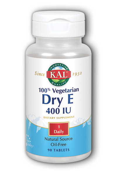 Kal: Dry E Oil Free 90ct 400iu