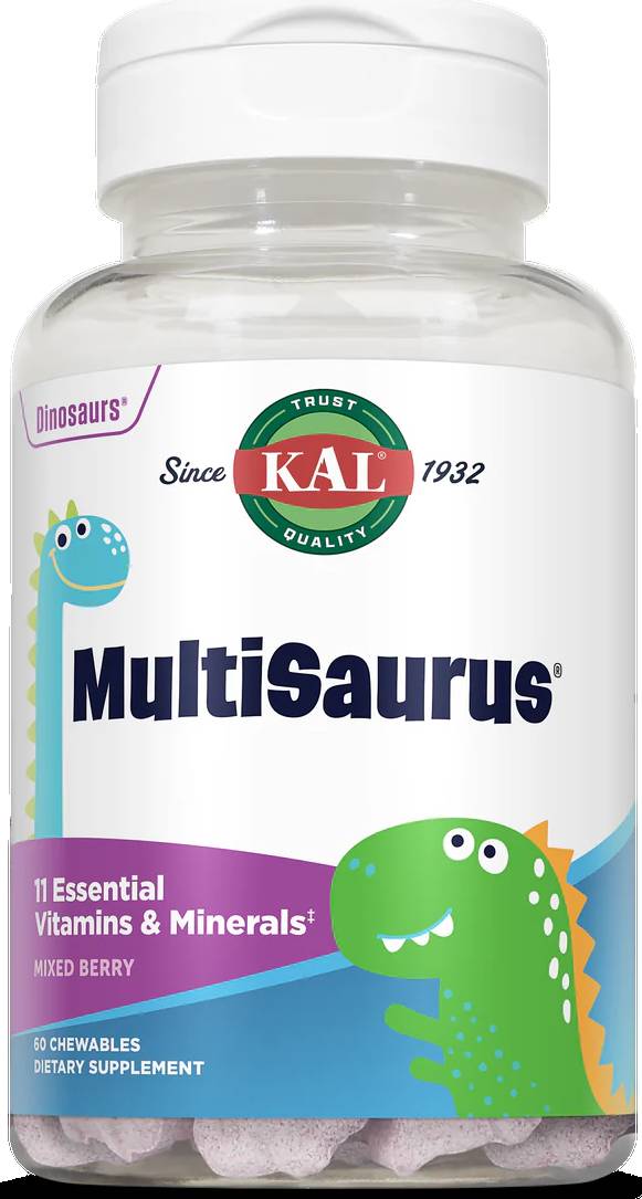 Kal: MultiSaurus Strawberry FizzActiv Chewable 60 ct - Chewable