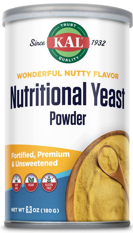 KAL: Nutritional Yeast Powder (Unflovored) 6.3 oz Pwd