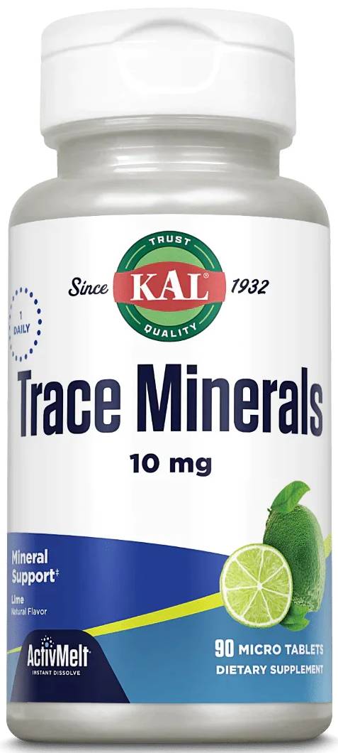Kal: Trace Minerals 10mg 90ct ActiveMelt Lime Flavor