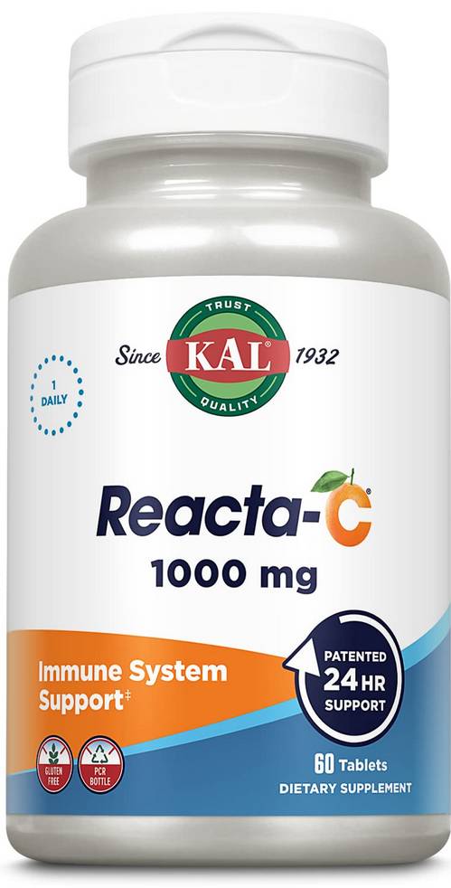 KAL: Reacta-C 1000mg with Bioflavonoids 60 Tabs