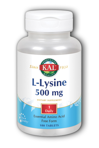 Kal: L-Lysine 100ct 500mg