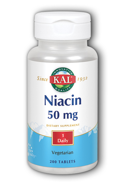 Kal: Niacin-50 200ct 50mg
