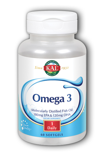 Kal: Omega-3 Fish Oil 60ct