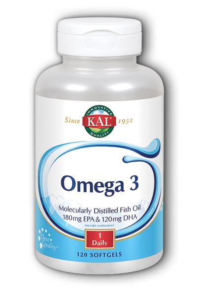 Kal: Omega-3 Fish Oil 120 ct