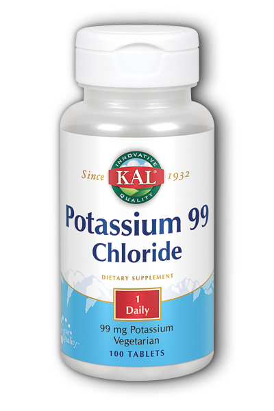 Kal: Potassium-99 Chloride 100ct 99mcg