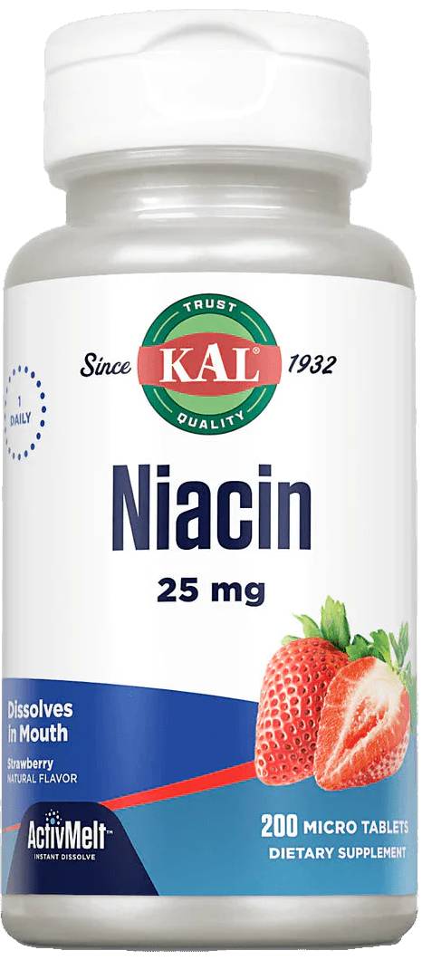 KAL: Niacin ActivMelt 25 mg 200 ct