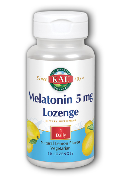 Kal: Melatonin 5mg Lozenge Lemon Flavor 60ct