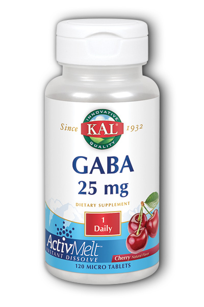 KAL: GABA ActivMelt 25 mg 120 ct
