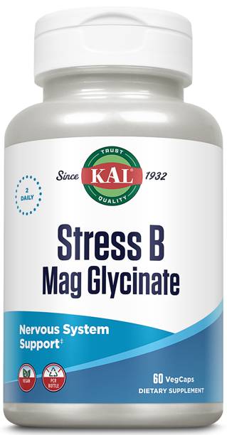 Kal: Stress B Magnesium Glycinate 60 Veg Caps