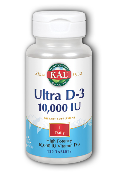KAL: Ultra D-3 10000 IU 120 ct