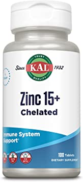 Zinc-15 Amino Chelate, 100ct 15mg