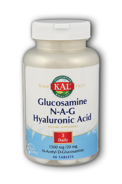 Kal: Glucosamine NAG Hyaluronic Acid 90ct