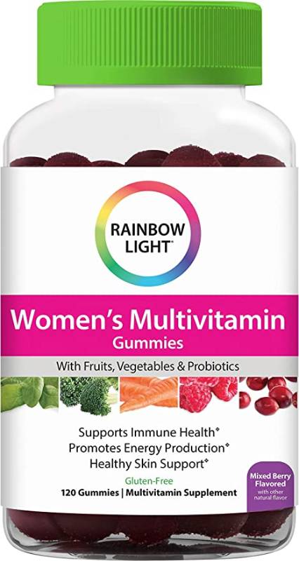 RAINBOW LIGHT: Women's Multivitamin Gummies Mixed Berry 120 GUMMY