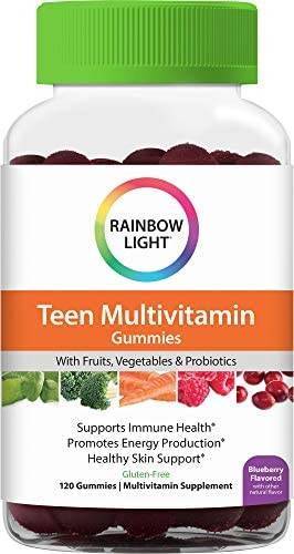 RAINBOW LIGHT: Teen Multivitamin Gummies Blueberry 120 GUMMY
