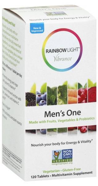 RAINBOW LIGHT: Vibrance Mens One NonGMO 120 TABLET