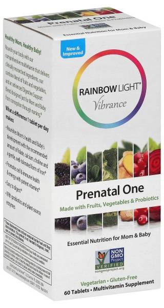 RAINBOW LIGHT: Vibrance Prenatal One NonGMO 60 TABLET