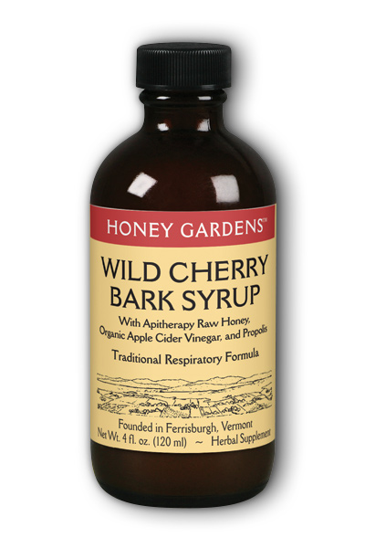 Honey Gardens: Wild Cherry Bark Syrup 120 ml