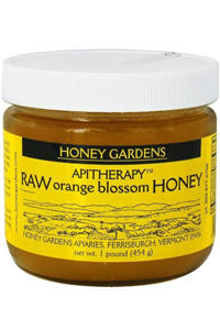 Honey Gardens: Raw Honey Orange Blossom 4ea Liq