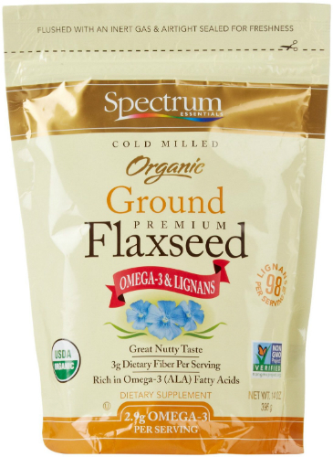 SPECTRUM ESSENTIALS: Organic Ground Flaxseed 14 oz