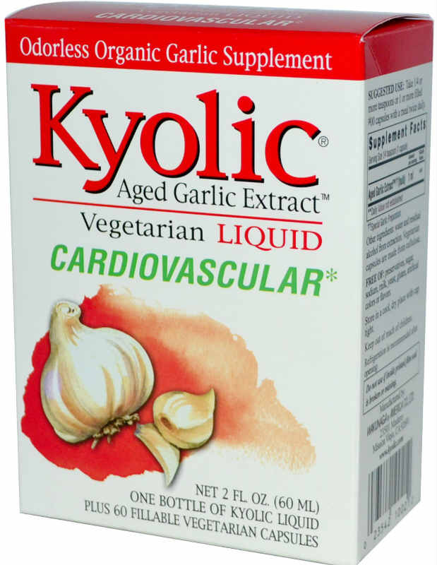 WAKUNAGA/KYOLIC: Kyolic Liquid Aged Garlic Extract Plain With 60 caps Formula 100 2 fl oz