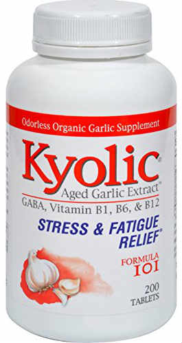 WAKUNAGA/KYOLIC: Kyolic Aged Garlic Extract With Brewers Yeast Formula 101 200 tabs
