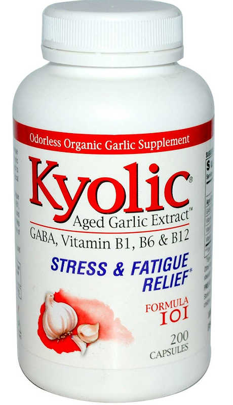 Kyolic Aged Garlic Extract With Brewers Yeast Formula 101, 200 caps