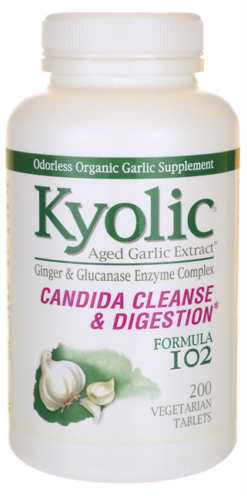 WAKUNAGA/KYOLIC: Kyolic Aged Garlic Extract With Enzymes Formula 102 200 tabs