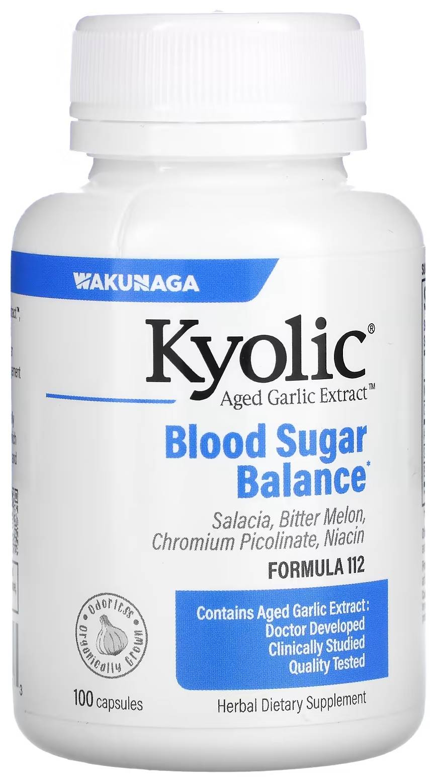 WAKUNAGA/KYOLIC: Kyolic Blood Sugar Balance 100 cap