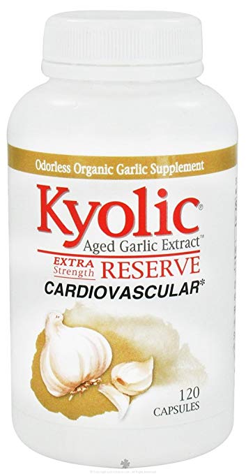 WAKUNAGA/KYOLIC: Kyolic Reserve 600mg Aged Garlic Extract 120 caps