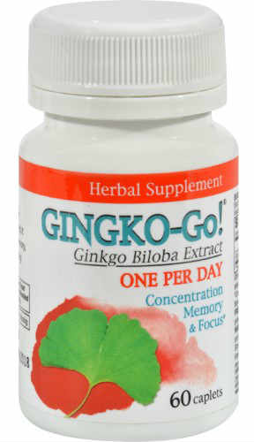 WAKUNAGA/KYOLIC: Ginkgo-Go! Ginkgo Biloba Extract 120mg 60 caplets