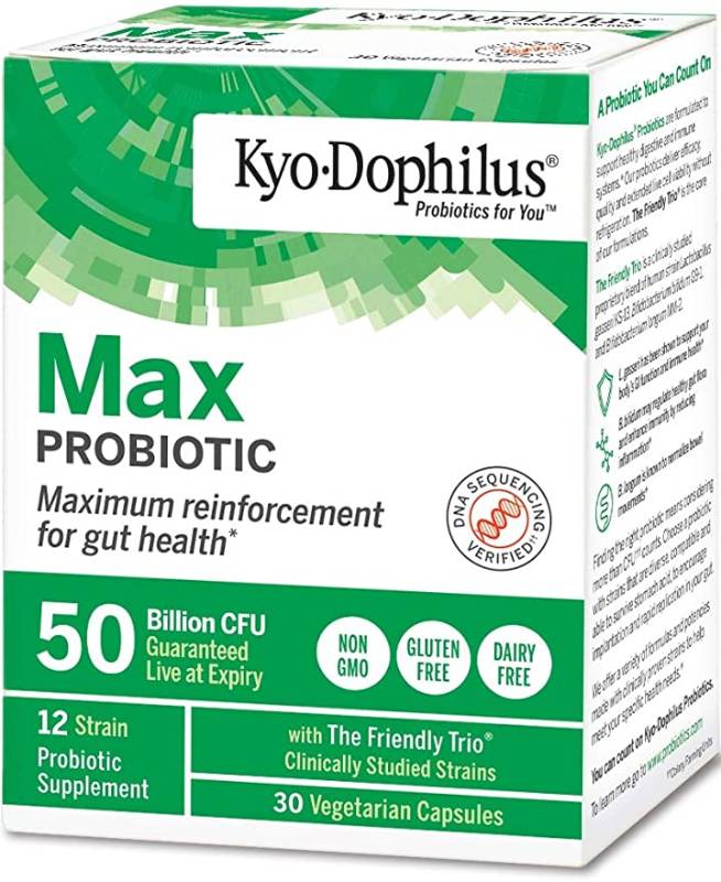 WAKUNAGA/KYOLIC: Kyo-Dophilus Max Probiotic 30 CAPSULE