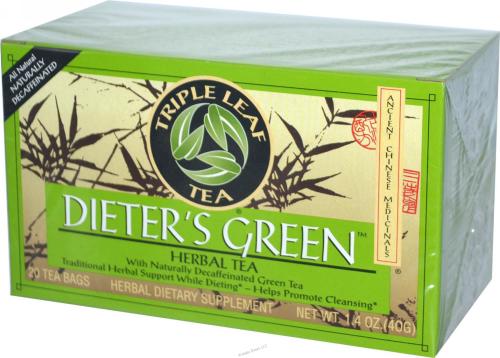 Triple Leaf Tea: Dieters Green Herbal Tea 20 bag