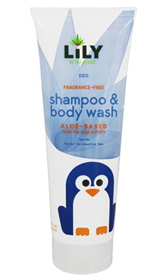 LILY OF THE DESERT: Fragrance Free Shampoo/Body Wash - Kids 8 oz