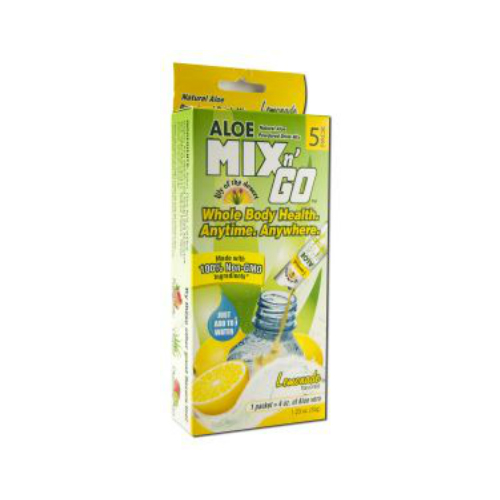LILY OF THE DESERT: Aloe Mix N Go Lemonade 5 ct