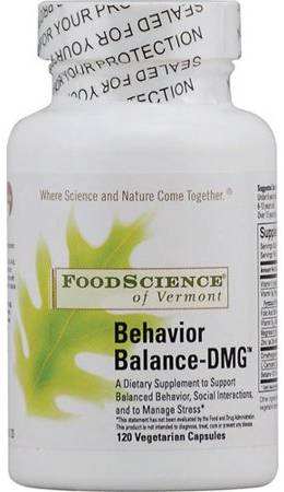 FOODSCIENCE OF VERMONT: Behavior Balance DMG 120 caps