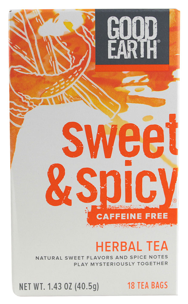GOOD EARTH TEAS: Original Caffeine Free Sweet and Spicy 18 bags