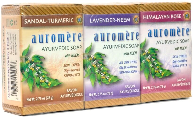 AUROMERE: Soap Variety Pack 3 pc